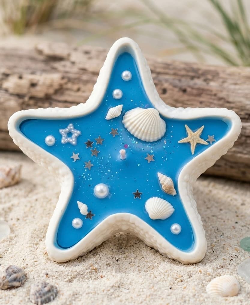 Starfish Candle