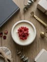 Mini Flower Bowl Candle