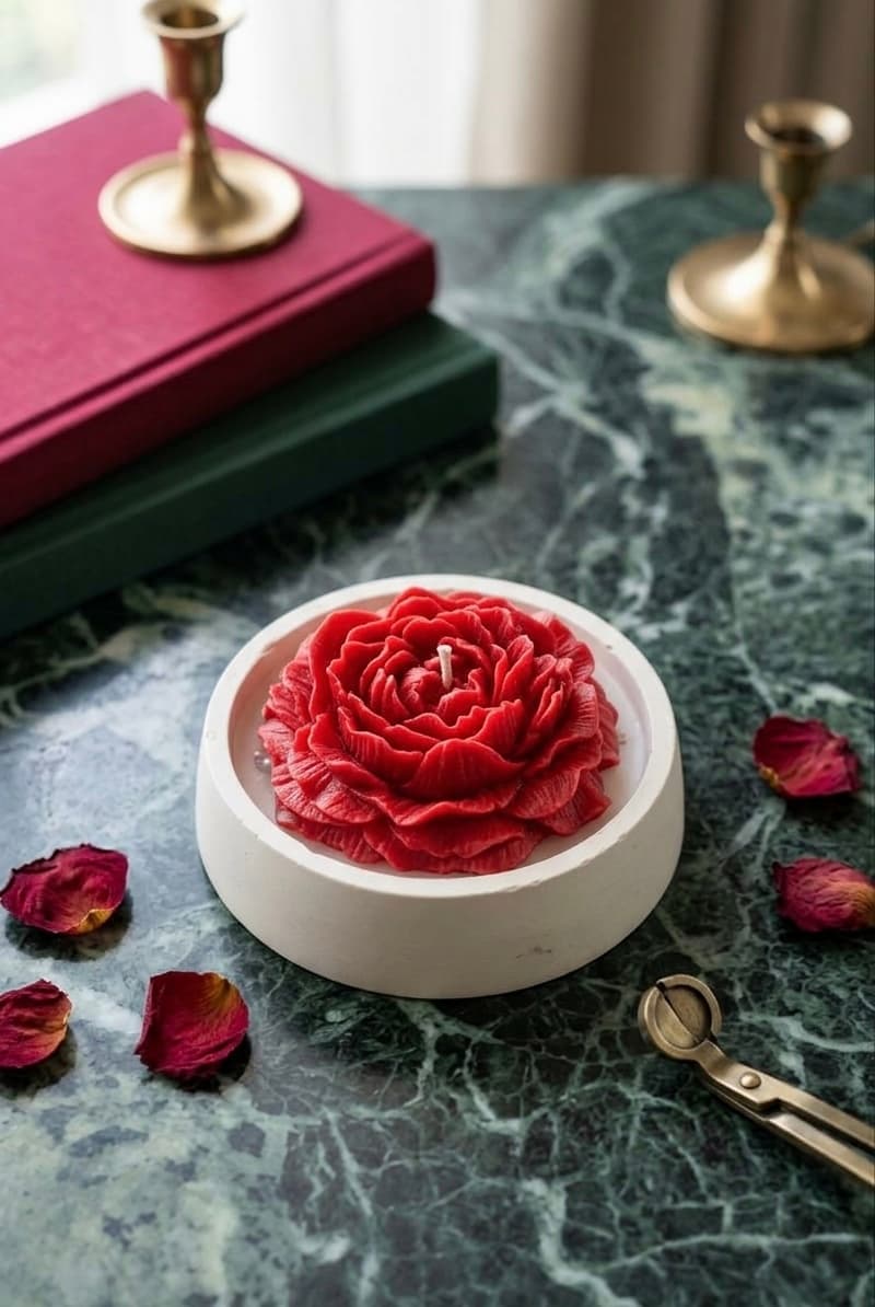 Rose Bowl Candle