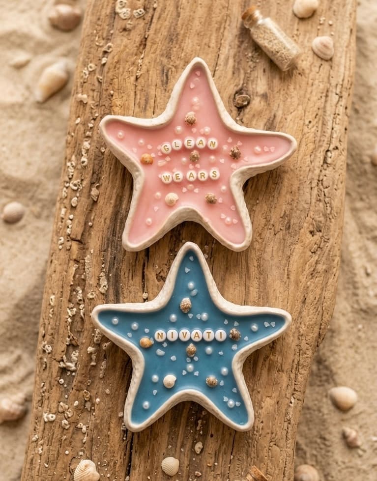 Starfish Name Candle
