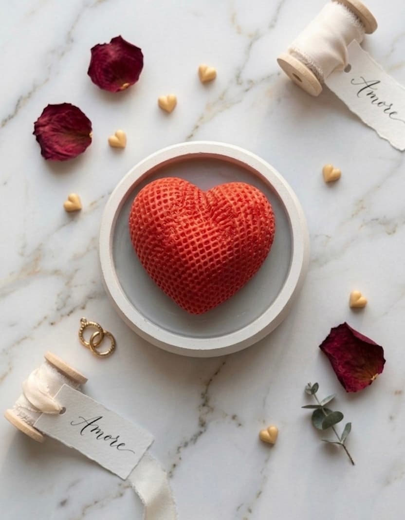 Heart Bowl Candle