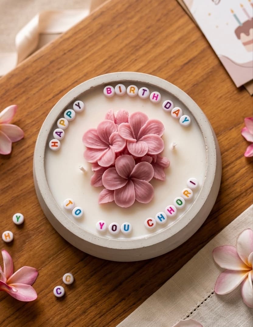Message Oval Jar Candle