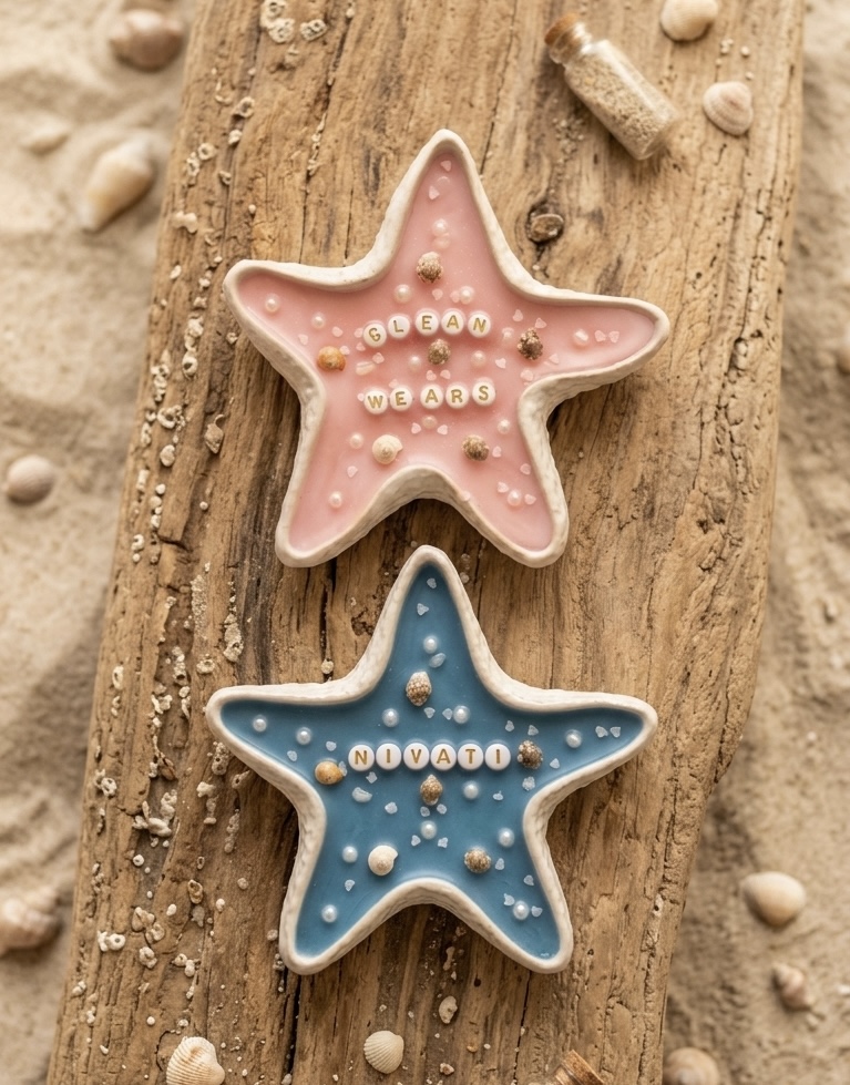 Starfish Name Candle